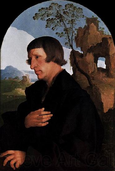 Jan van Scorel Portrait of a Man Norge oil painting art